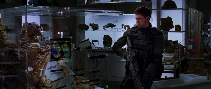 He’d found what he wanted to see in the lab but wasn’t too happy about not being able to touch the display...